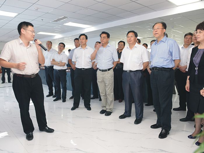 安徽省委常委、岳阳市委书记吴存荣，，，岳阳市党政代表团一行莅临我集团参观调查